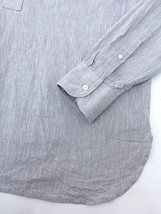 ORIAN/オリアン　プルオーバーシャツ　ori520803-ライトグレー