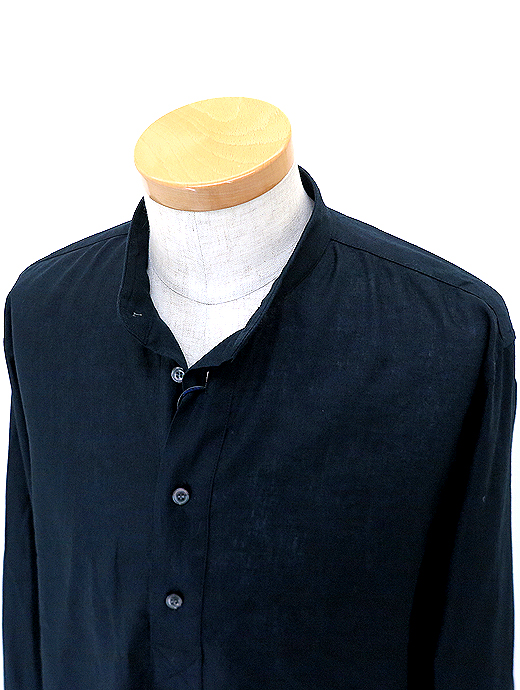 ORIAN/オリアン　プルオーバーシャツ　ori520804-ブラック