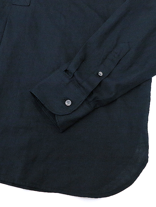 ORIAN/オリアン　プルオーバーシャツ　ori520804-ブラック