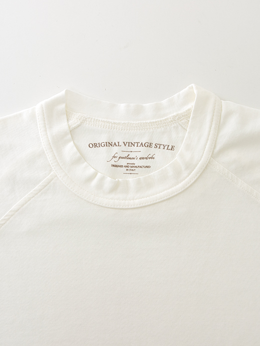 Original Vintage Style/オリジナルヴィンテージスタイル　Tシャツ/半袖カットソー/ラグランスリーブ　ovs500804-エクリュ