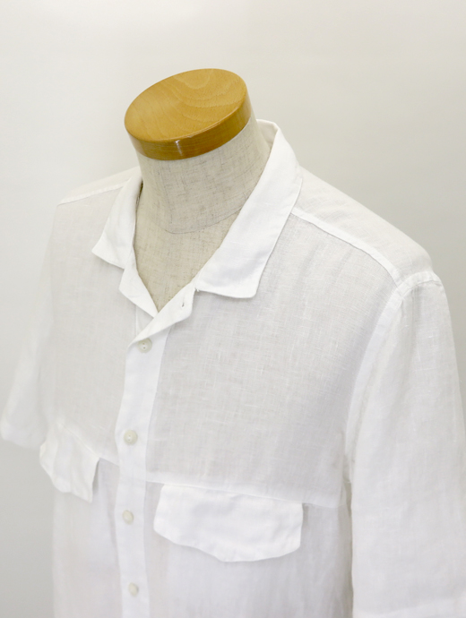 Original Vintage Style/オリジナルヴィンテージスタイル　オープンカラーシャツ　ovs520601-ホワイト