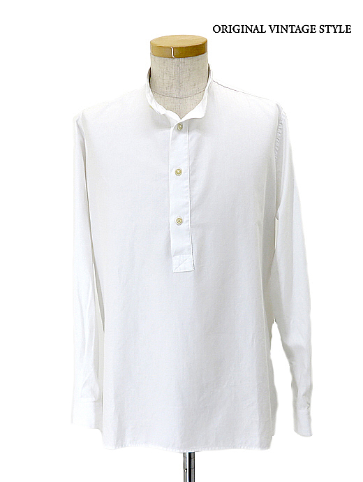 Original Vintage Style/オリジナルヴィンテージスタイル　プルオーバーシャツ　ovs520602-ホワイト