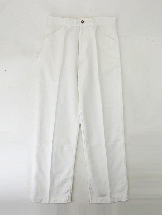 Original Vintage Style/オリジナルヴィンテージスタイル　コットンリネンパンツ　ovs520607-ホワイト