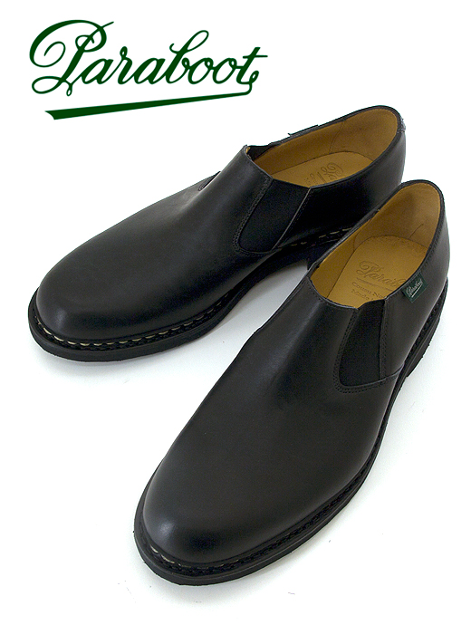 Paraboot パラブーツ　サイドゴアスリッポン PHOTON　par520801-ブラック