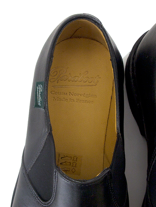 Paraboot パラブーツ　サイドゴアスリッポン PHOTON　par520801-ブラック