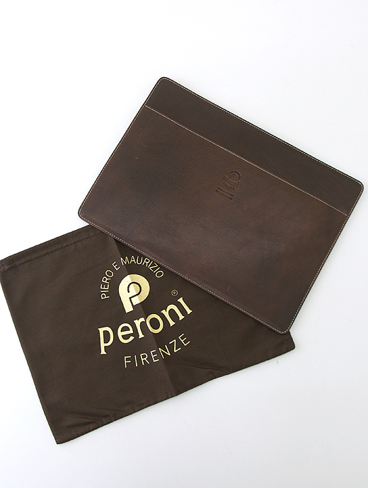 Peroni/ペローニ　ROOT DESIGN A4レザードキュメントケース　per440202-ブラウン