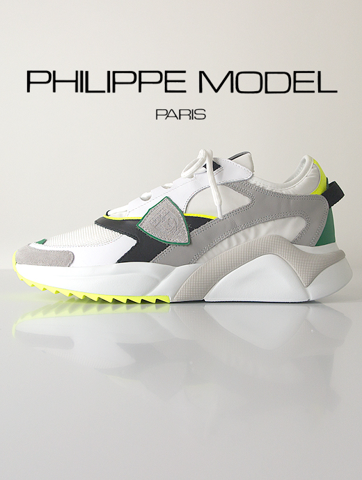 PHILIPPE MODEL/フィリップ・モデル　レザースニーカー/EZEWF　phi420401-ホワイト