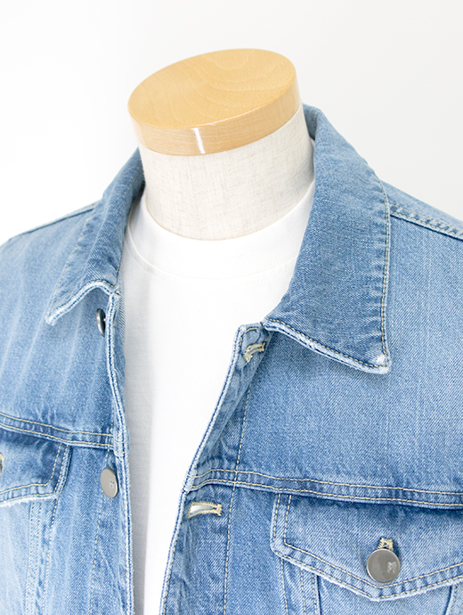 PT TORINO DENIM/ピーティートリノデニム　Gジャン/デニムジャケット/ストレッチウォッシュドデニム　pt500801-ウォッシュドブルー