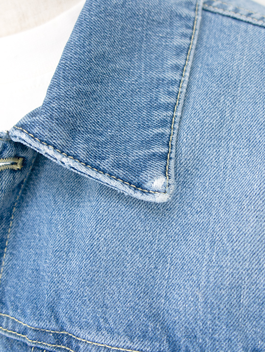 PT TORINO DENIM/ピーティートリノデニム　Gジャン/デニムジャケット/ストレッチウォッシュドデニム　pt500801-ウォッシュドブルー