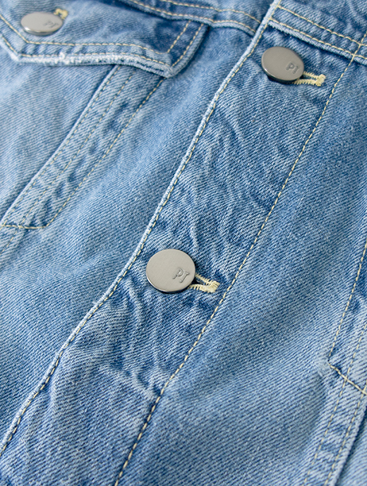 PT TORINO DENIM/ピーティートリノデニム　Gジャン/デニムジャケット/ストレッチウォッシュドデニム　pt500801-ウォッシュドブルー
