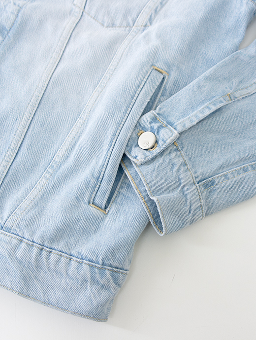 PT TORINO DENIM/ピーティートリノデニム　Gジャン/デニムジャケット/ストレッチブリーチドデニム　pt500802-ブリーチドブルー