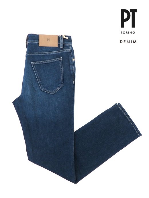 PT TORINO DENIM/ピーティートリノデニム　ジーンズ/ストレッチデニム/BAND　pt520602-ウォッシュドブルー