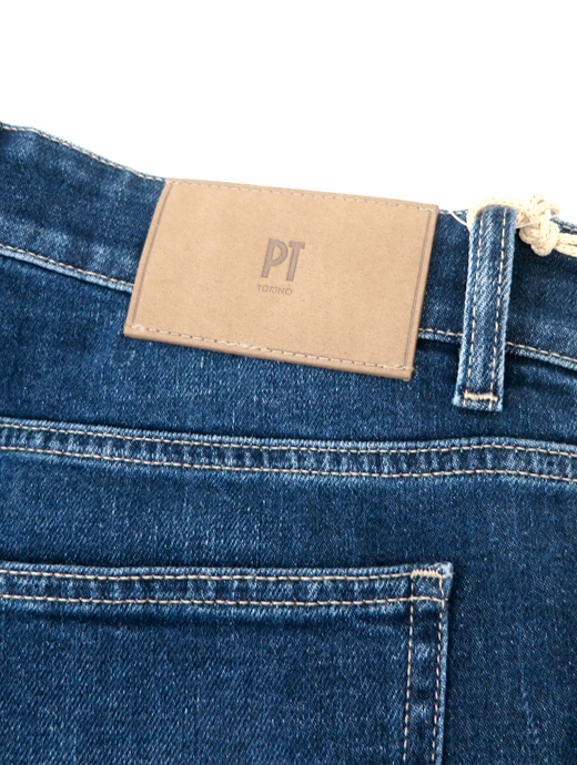 PT TORINO DENIM/ピーティートリノデニム　ジーンズ/ストレッチデニム/BAND　pt520602-ウォッシュドブルー