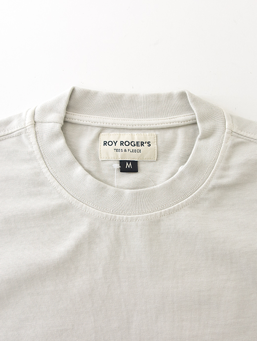 ROY ROGER'S/ロイ・ロジャーズ　ロングスリーブカットソー/Tシャツ/ヘビーウェイトコットン　roy500601-アイスグレー