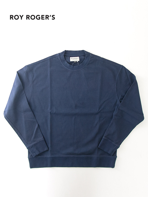 ROY ROGERS/ロイ・ロジャーズ　ロングスリーブカットソー/Tシャツ/ヘビーウェイトコットン　roy500603-ネイビー