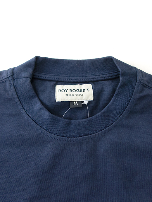 ROY ROGERS/ロイ・ロジャーズ　ロングスリーブカットソー/Tシャツ/ヘビーウェイトコットン　roy500603-ネイビー