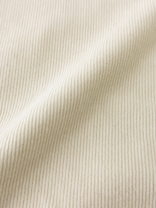 SOKO NI INAI　クルーネックスウェット/ストレッチコーディロイ　sni502201-エクリュ