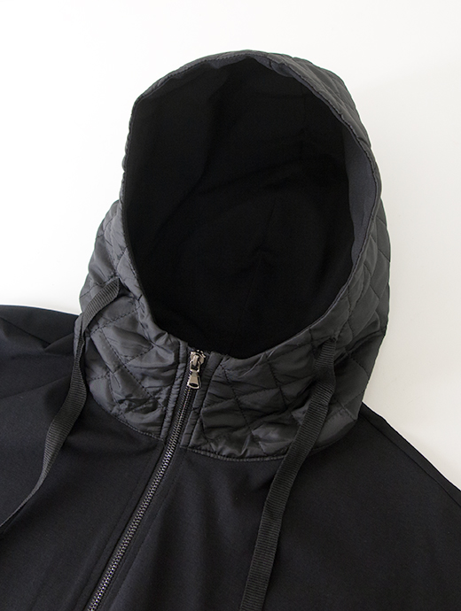 SOKO NI INAI　ジップアップパーカー　sni502207-ブラック