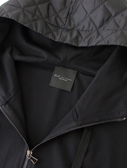 SOKO NI INAI　ジップアップパーカー　sni502207-ブラック