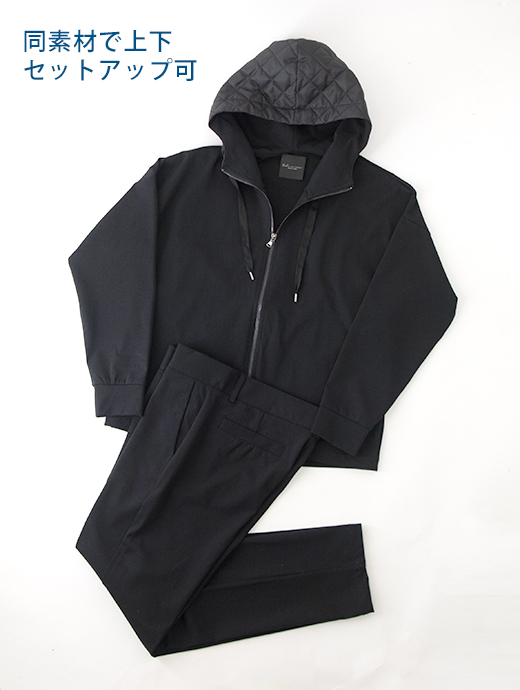 SOKO NI INAI　ジップアップパーカー　sni502207-ブラック