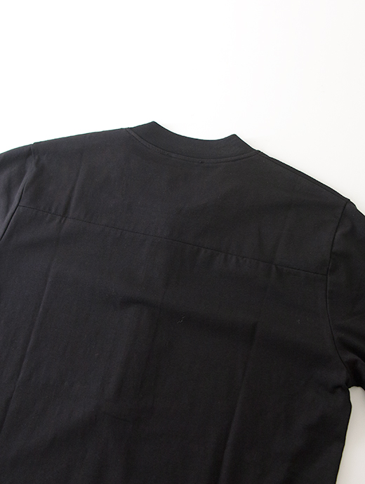 SOKO NI INAI　ヘンリーネックTシャツ　sni502209-ブラック