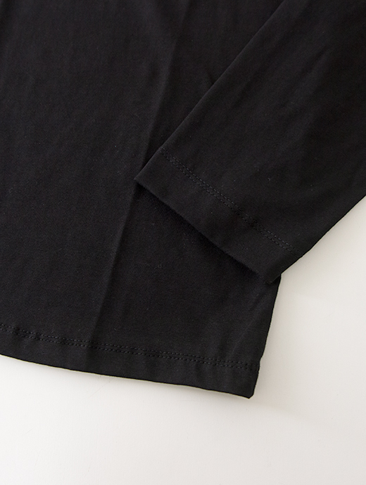 SOKO NI INAI　ヘンリーネックTシャツ　sni502209-ブラック