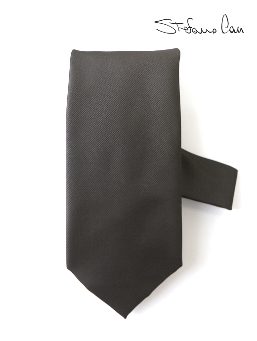 Stefano Cau/ステファノ カウ　ネクタイ/シルク　ste052401-ダークブラウン