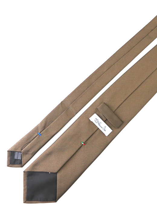 Stefano Cau/ステファノ カウ　ネクタイ/シルク　ste052402-ブラウン