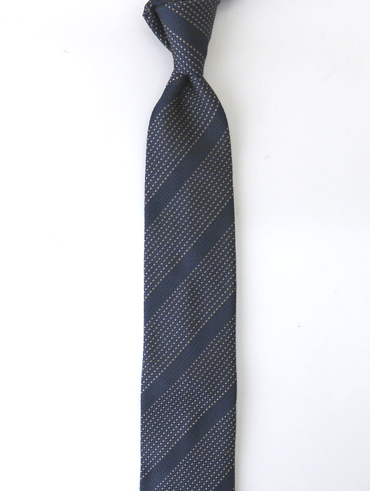 Stefano Cau/ステファノ カウ　ネクタイ/シルク　ste052403-ネイビー