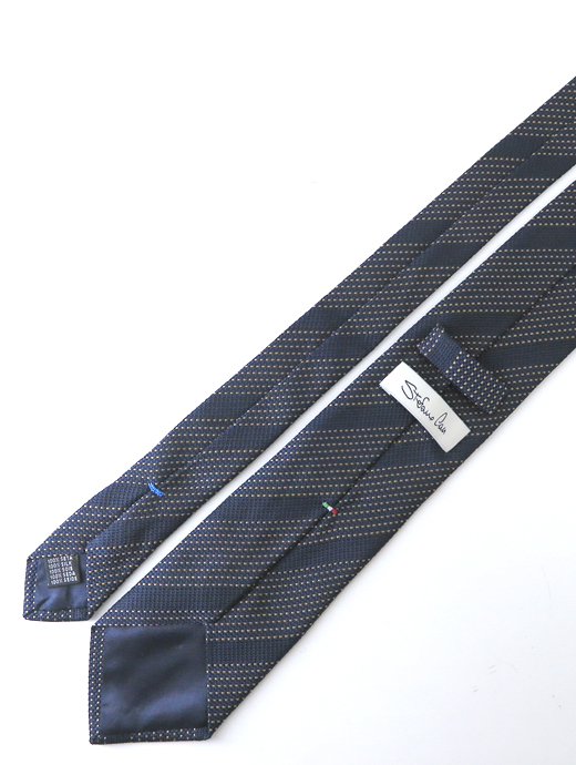 Stefano Cau/ステファノ カウ　ネクタイ/シルク　ste052403-ネイビー
