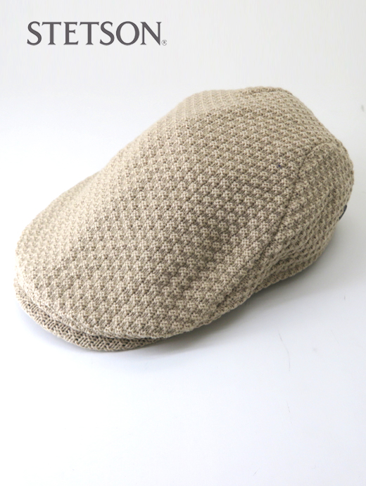 STETSON/ステットソン　ジャガードニットハンチング　ste502404-ベージュ