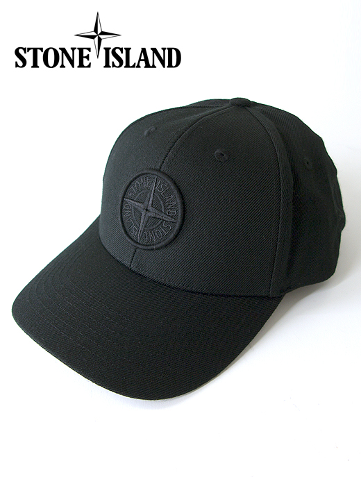 STONE ISLAND/ストーンアイランド　ベースボールキャップ　sti421601-ブラック