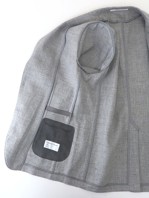 TAGLIATORE/タリアトーレ　ジャケット/リネンコットン　tag520201-ライトグレー