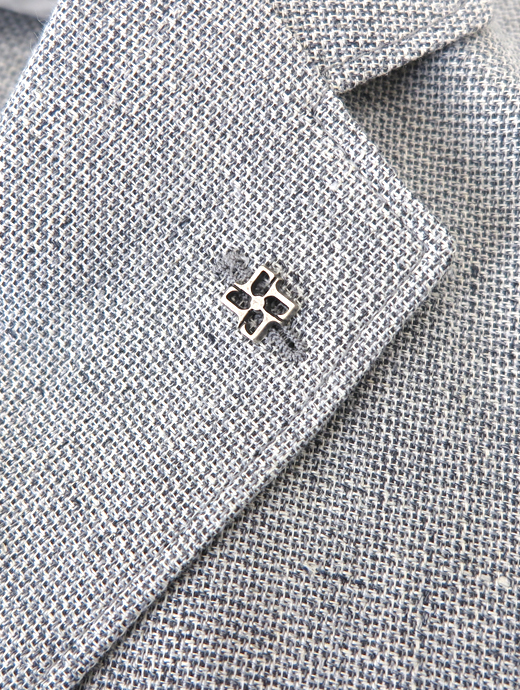 TAGLIATORE/タリアトーレ　ジャケット/リネンコットン　tag520201-ライトグレー