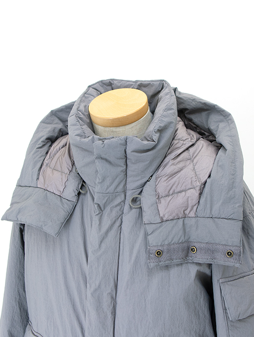 Ten c/テンシー　ライトダウンフーデッドジャケット/LIGHT DOWN VAIL JACKET　ten482201-アーバングレー