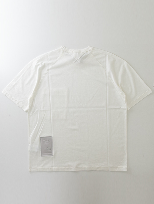 Ten c/テンシー　ポケットTシャツ/半袖カットソー/MAKO COTTON JERSEY　ten500801-ホワイト
