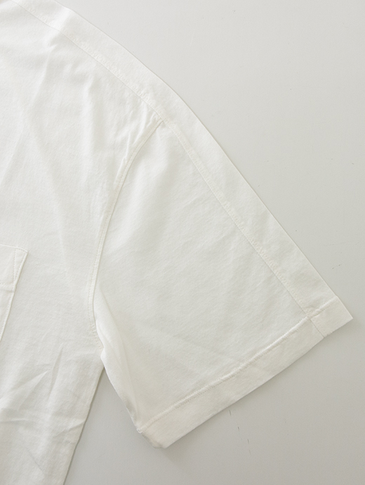Ten c/テンシー　ポケットTシャツ/半袖カットソー/MAKO COTTON JERSEY　ten500801-ホワイト