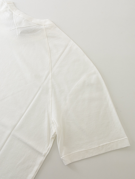Ten c/テンシー　ポケットTシャツ/半袖カットソー/MAKO COTTON JERSEY　ten500801-ホワイト