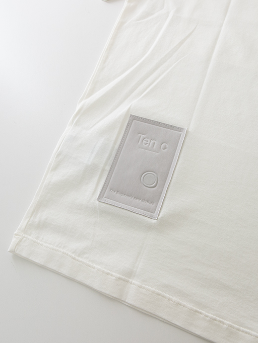 Ten c/テンシー　ポケットTシャツ/半袖カットソー/MAKO COTTON JERSEY　ten500801-ホワイト