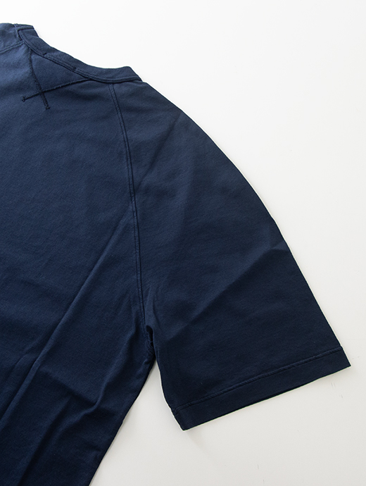 Ten c/テンシー　ポケットTシャツ/半袖カットソー/MAKO COTTON JERSEY　ten500802-ネイビー