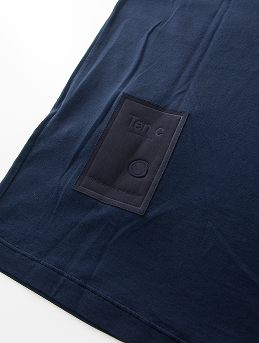 Ten c/テンシー　ポケットTシャツ/半袖カットソー/MAKO COTTON JERSEY　ten500802-ネイビー