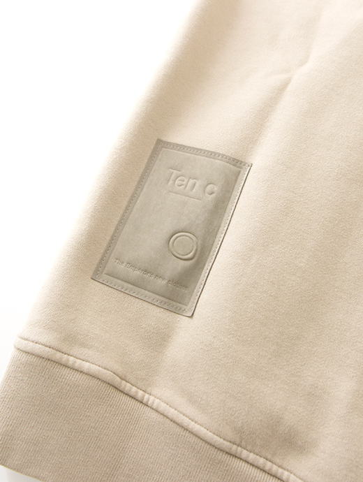 Ten c/テンシー　ジップアップスウェットフーディ　ten502001-カーキベージュ
