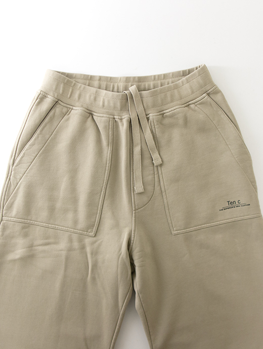 Ten c/テンシー　スウェットパンツ　ten502003-カーキベージュ