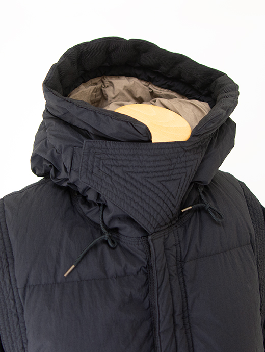 Ten c/テンシー　ダウンベスト/BOREAL DOWN VEST　ten502004-ブラック