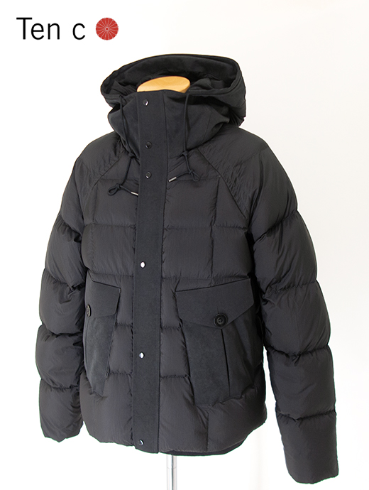 Ten c/テンシー　軽量ダウンジャケット/OJJ/Chinook Combo Down Jacket　ten502005-ブラック