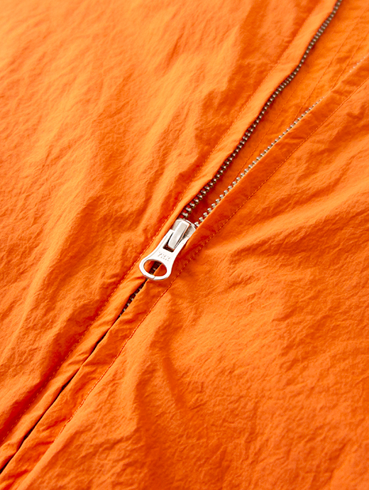 Ten c/テンシー　ナイロンジップフーディ/MID LAYER　ten502007-オレンジ