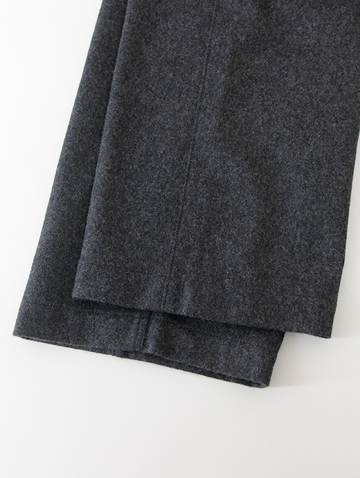 Ten c/テンシー　カーゴパンツ/フランネルウールナイロン　ten502008-ダークグレー