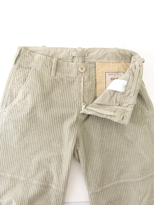 Ten c/テンシー　ワークパンツ/ストレッチコーデュロイ　ten502009-カーキベージュ