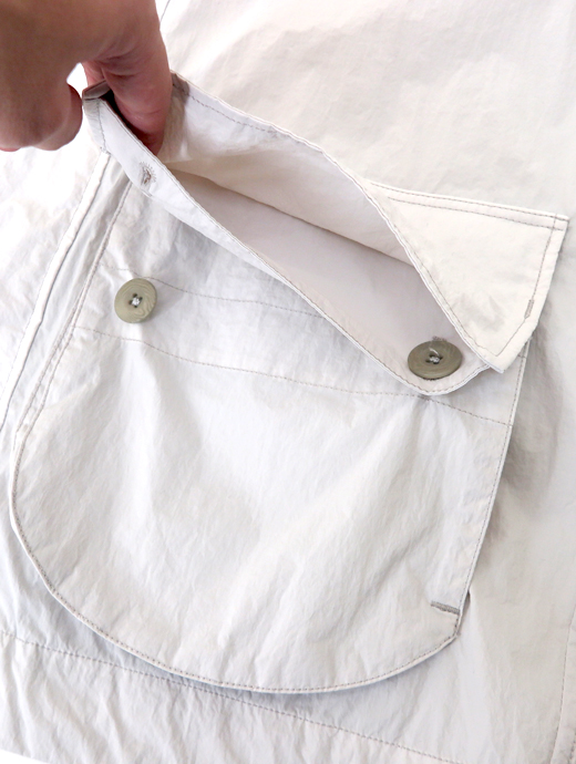 Ten c/テンシー　ドリズラージャケット/DEEL JACKET　ten520602-ペールグレー