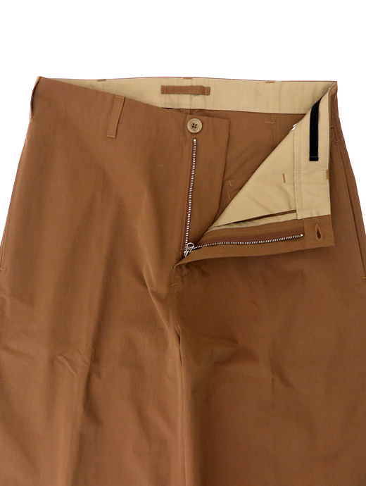 Ten c/テンシー　ワイドカーゴパンツ　ten520608-ブリックブラウン